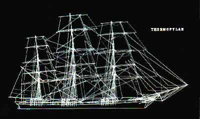Sail Plan of Thermopylae